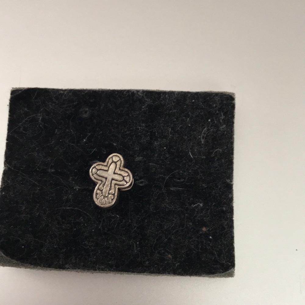 silver cross pandora charm